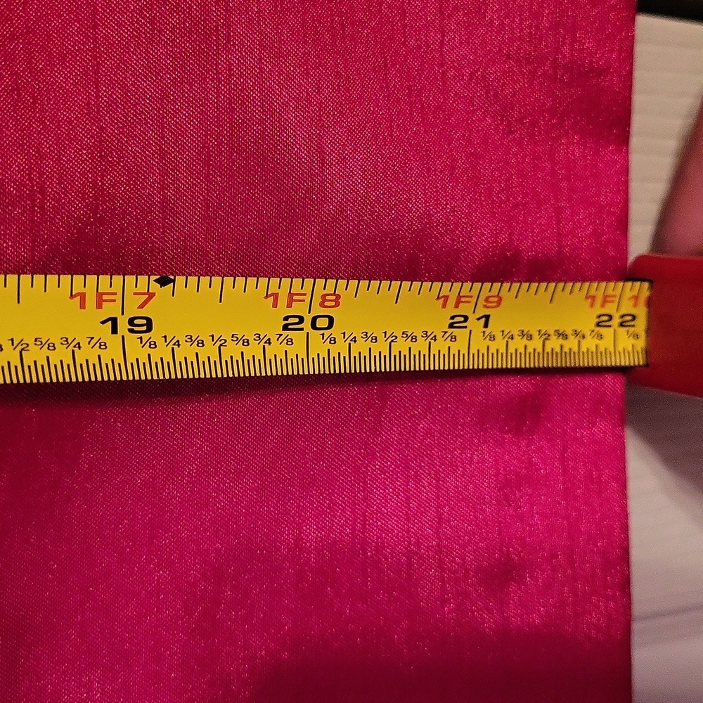 Karin stevens petites skirt suit, jacket 14P, skirt 14, Red - Picture 9 of 9